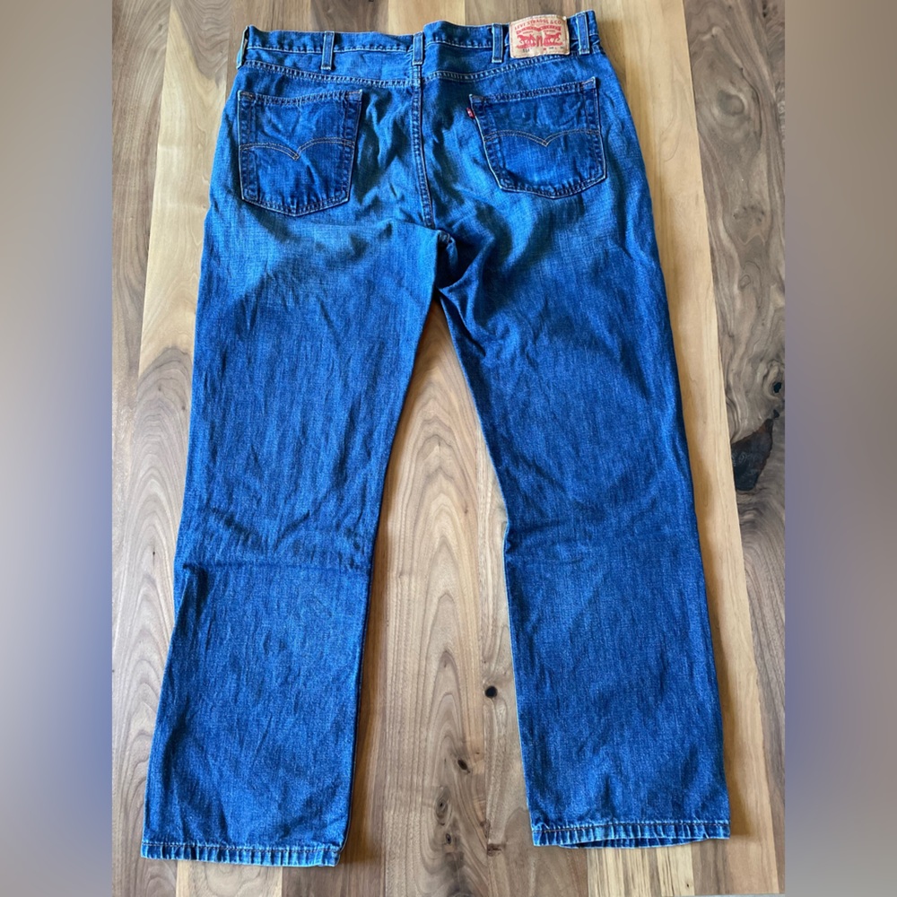 Men’s Levi’s 514 size 38x30 Blue Jeans - Picture 5 of 10